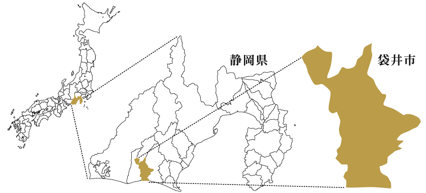 袋井市地図